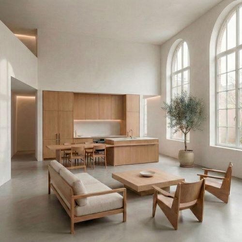 Cambio de uso en Valencia y Alicante ciudad realizado por estudio de arquitectura, transformación de espacio existente en vivienda con diseño contemporáneo y luz natural